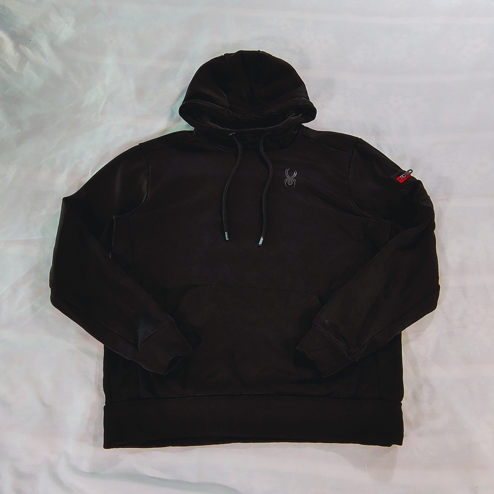 Spyder Active Black Long Sleeve Men's Hoodie
